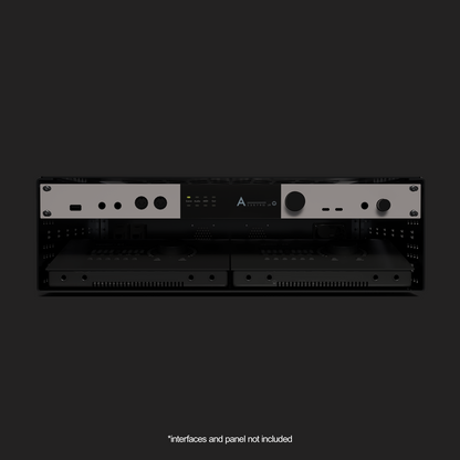 3RU Aluminum rack mount frame designed for Ableton Operators, Musical Directors, audio engineers or light engineers to carry electronic equipment such as audio interfaces for live touring
